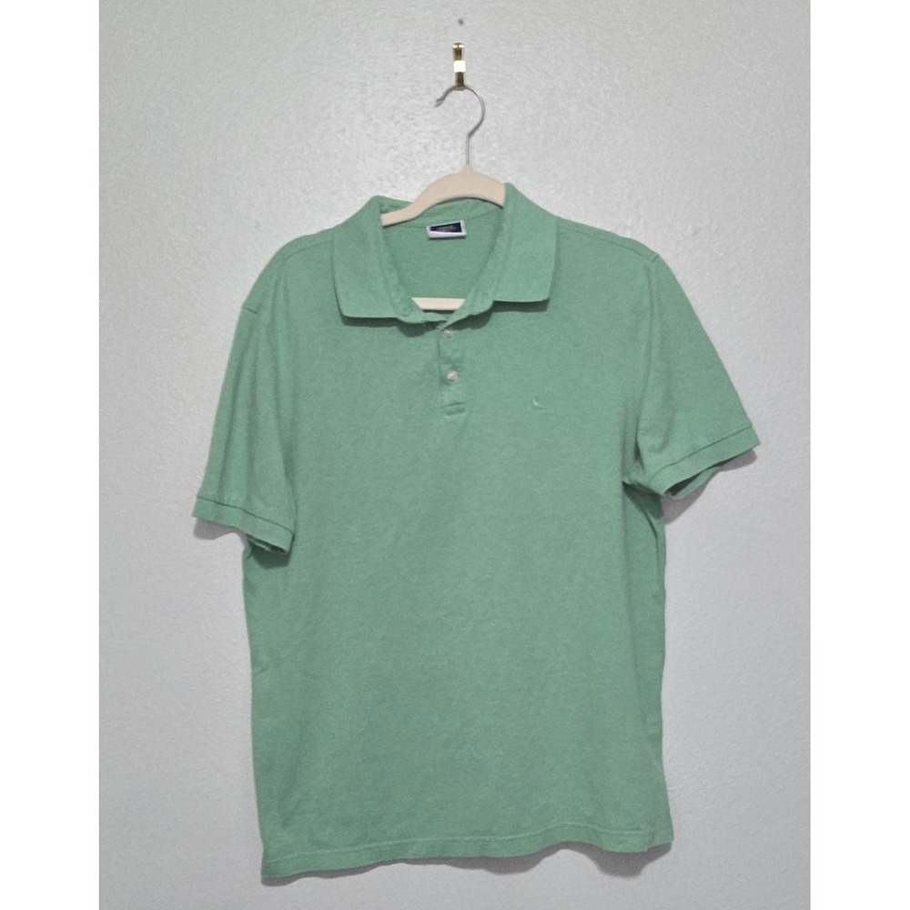 Charles Tyrwhitt Men's Large Aqua Polo Shirt Jermyn Street London Pique Knit